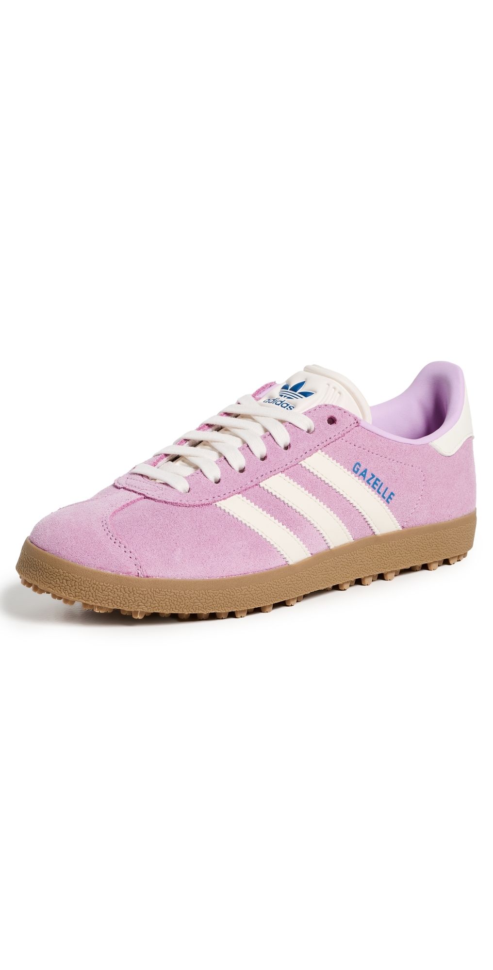 Adidas Golf Gazelle Spikeless Golf Shoes Bliss Lilac/White/Bluebird 9