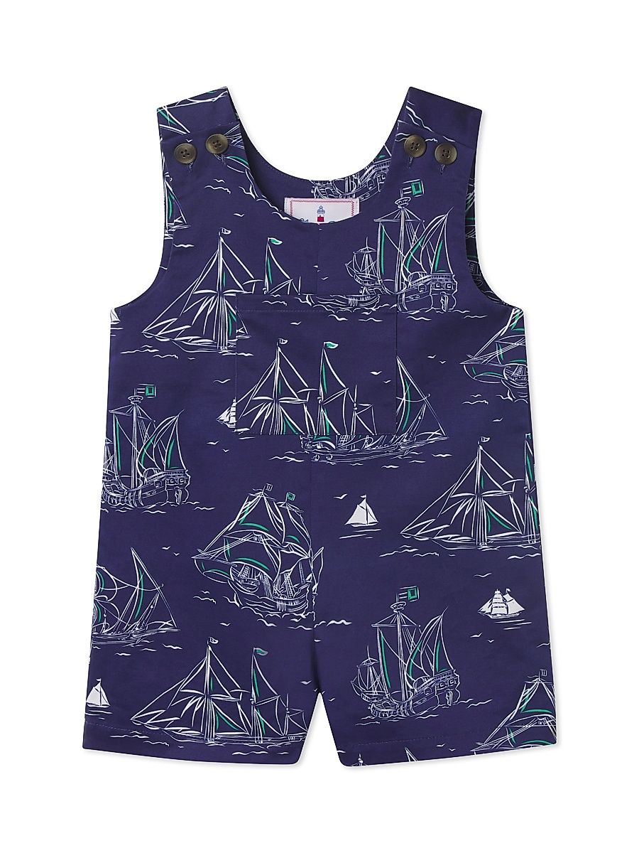 Baby Boy's & Little Boy's James Commodore Print Shortalls - Commodore Print - Size 2