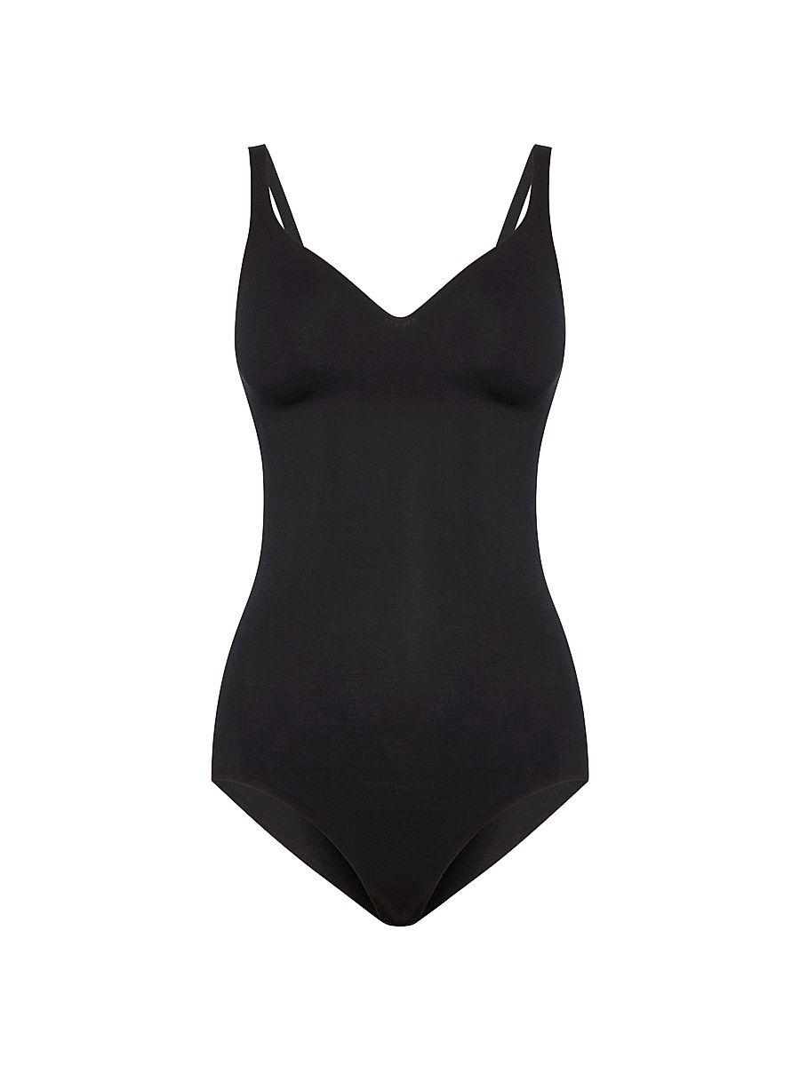 Women's Sleeveless Formfitting 3W Bodysuit - Black - Size 12
