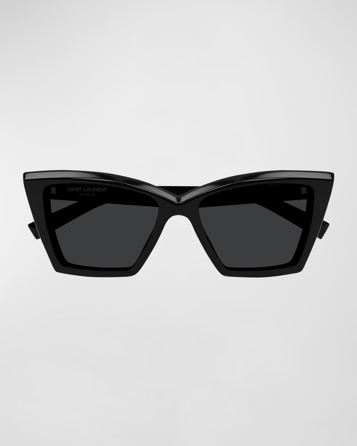 Beveled Acetate Cat-Eye Sunglasses