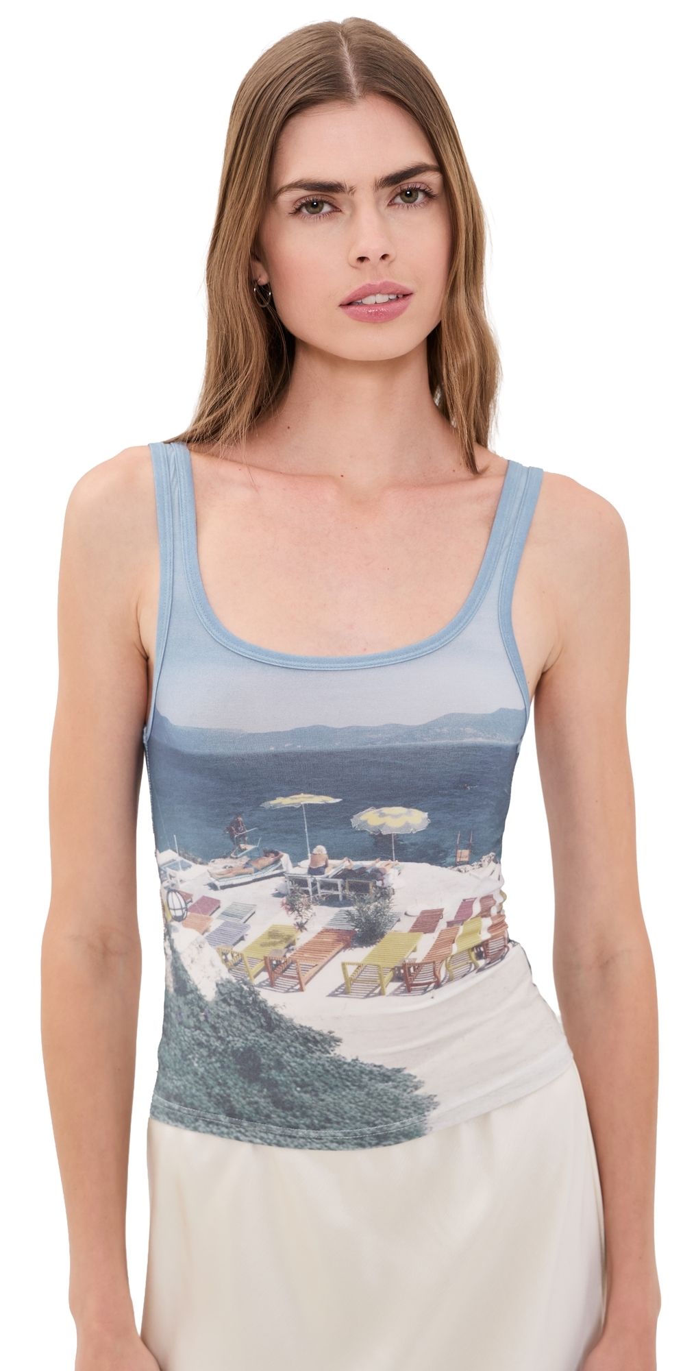 Yellow the Label Fara Tank Blues S