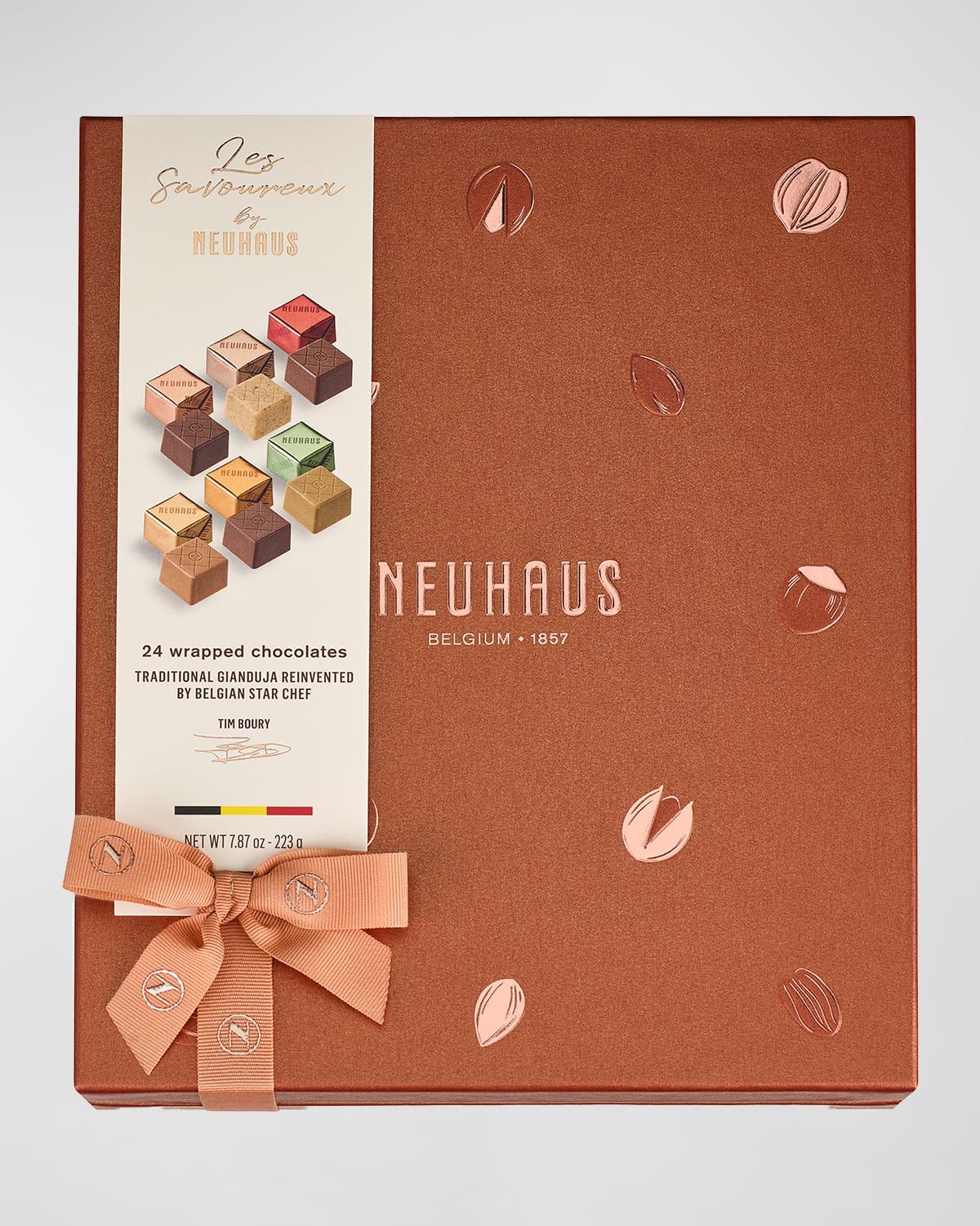 x Tim Boury Les Savoureux Wrapped Gianduja Chocolates Gift Box, 24 Count