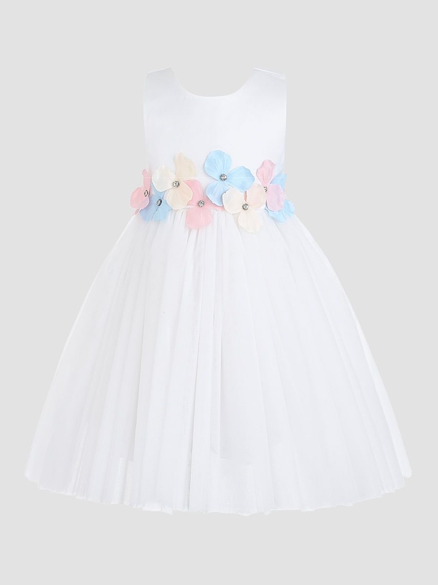Little Girl's Elarisse Dress - White - Size 6