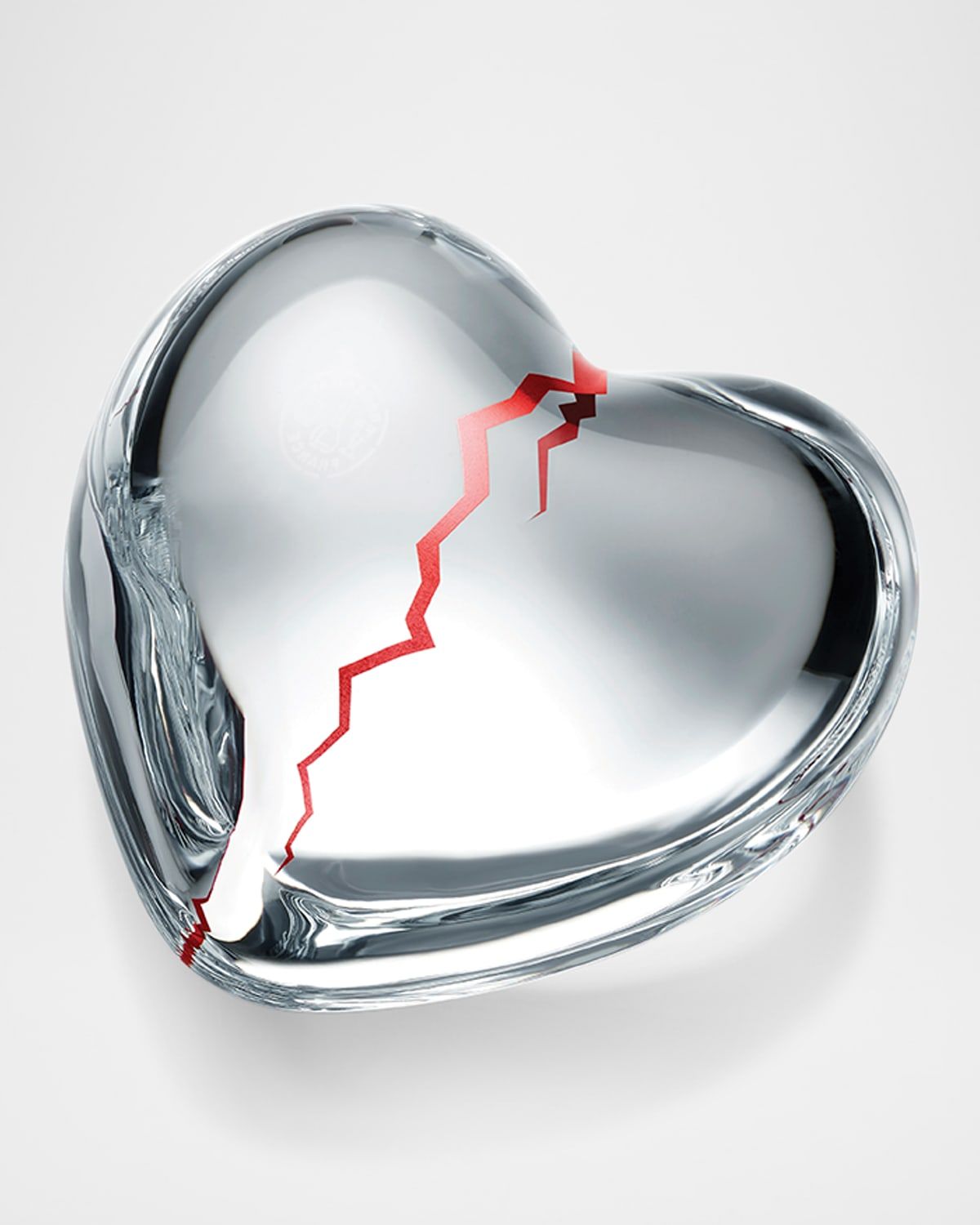 x Emily In Paris "Heartbreak" Crystal Puffed Heart Decorative Accent, Limited Edition