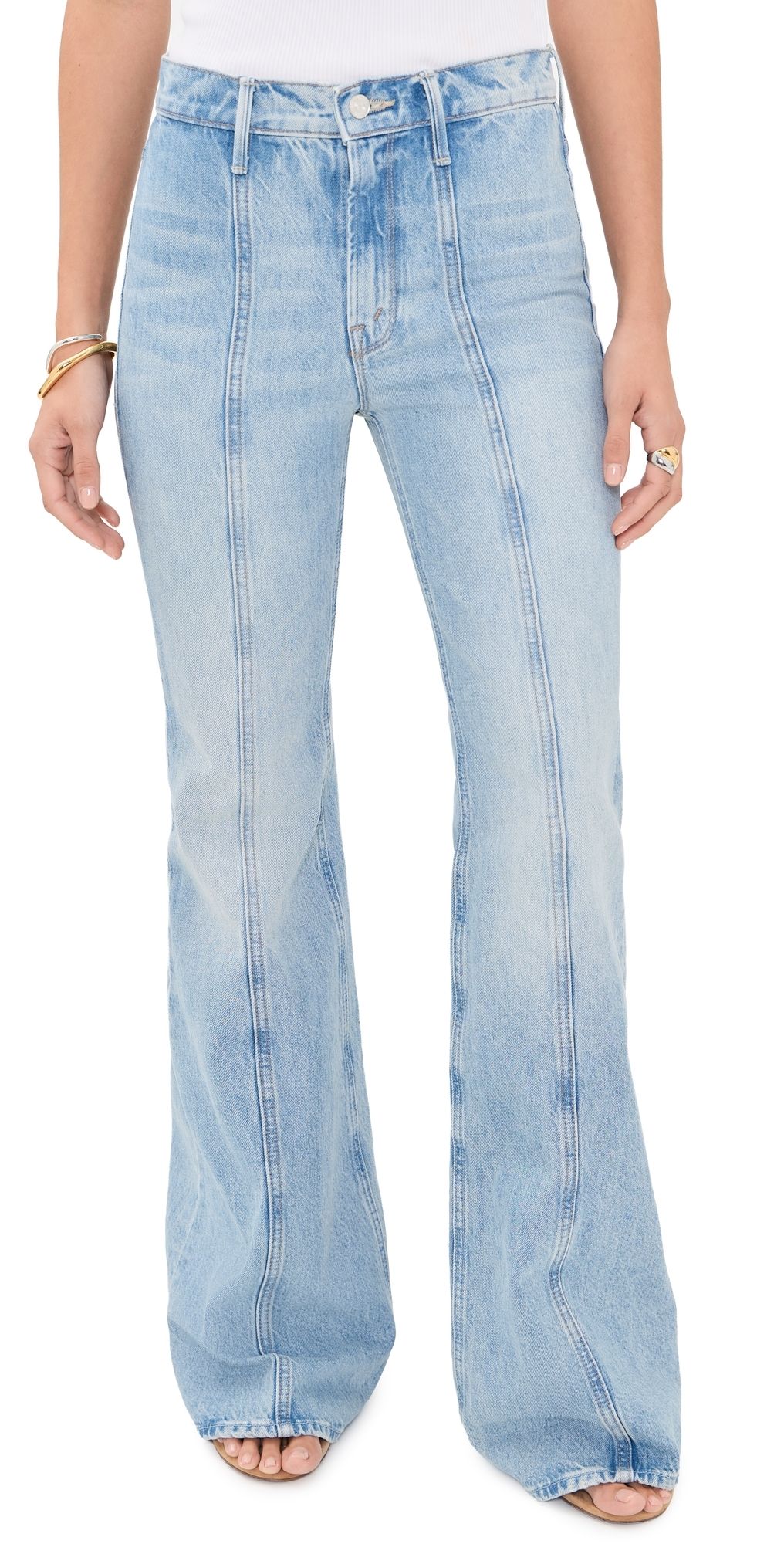 MOTHER The Seamed Doozy Heel Jeans Out Of This World 24