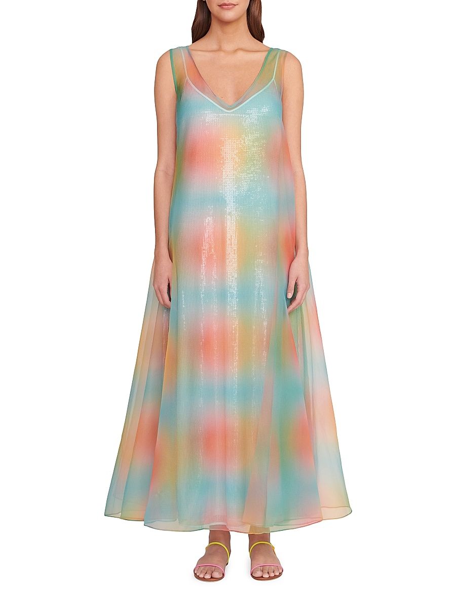 Women's Samantha Maxi Dress - Multi Aura - Size Small