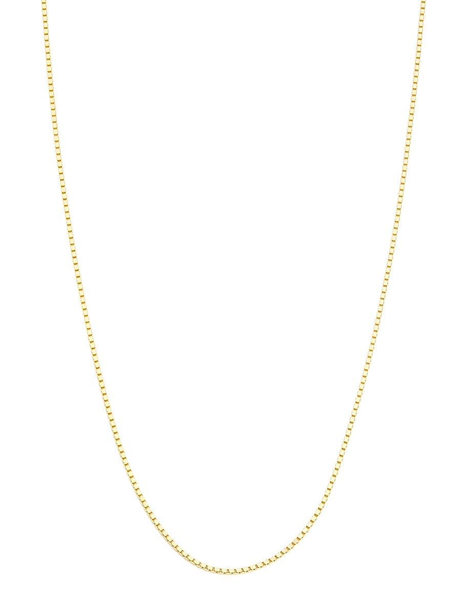 Women's 14K Yellow Gold Box Chain Necklace - Yellow Gold