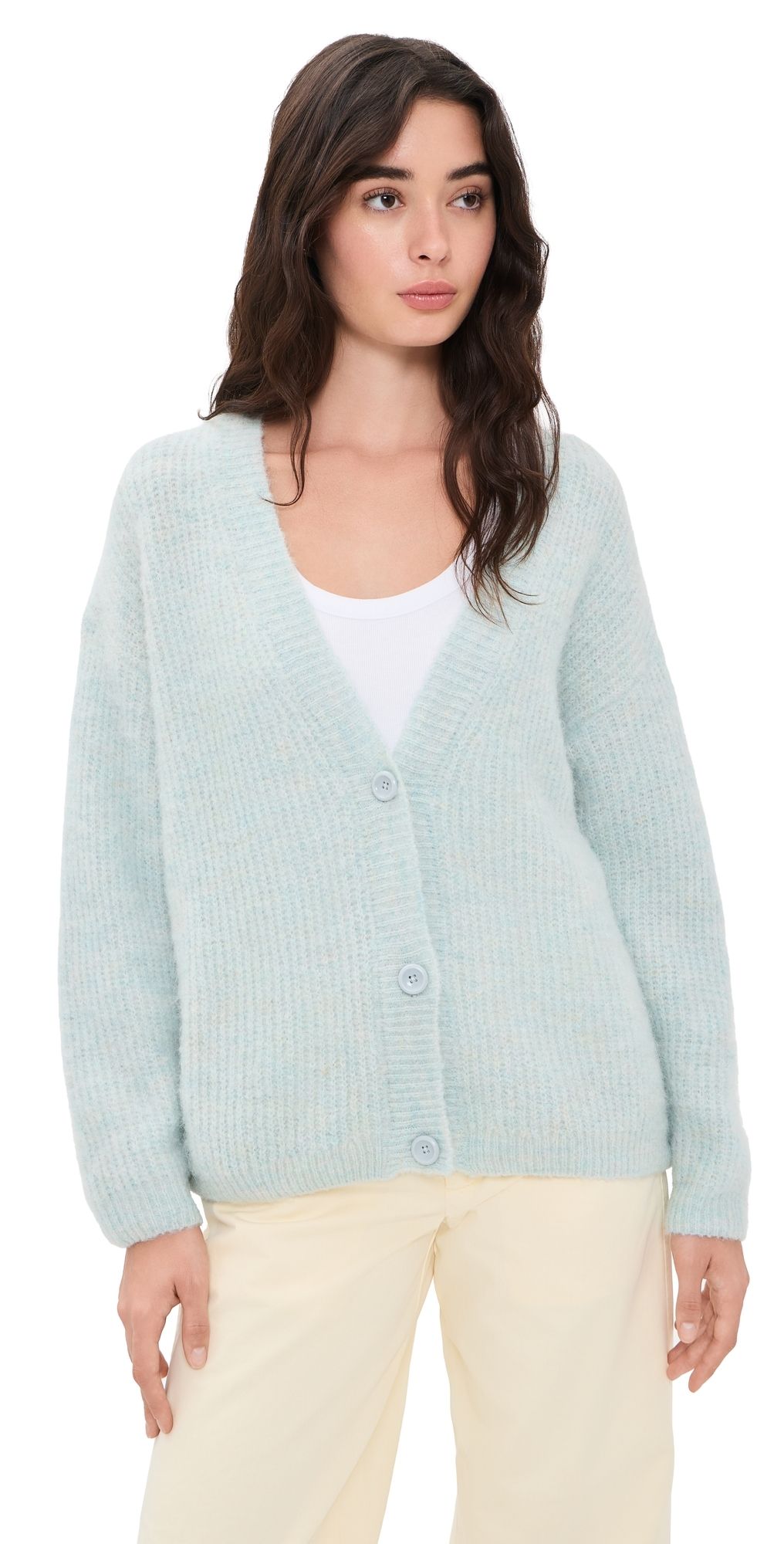 American Vintage East Cardigan Bruine Chine XS/S
