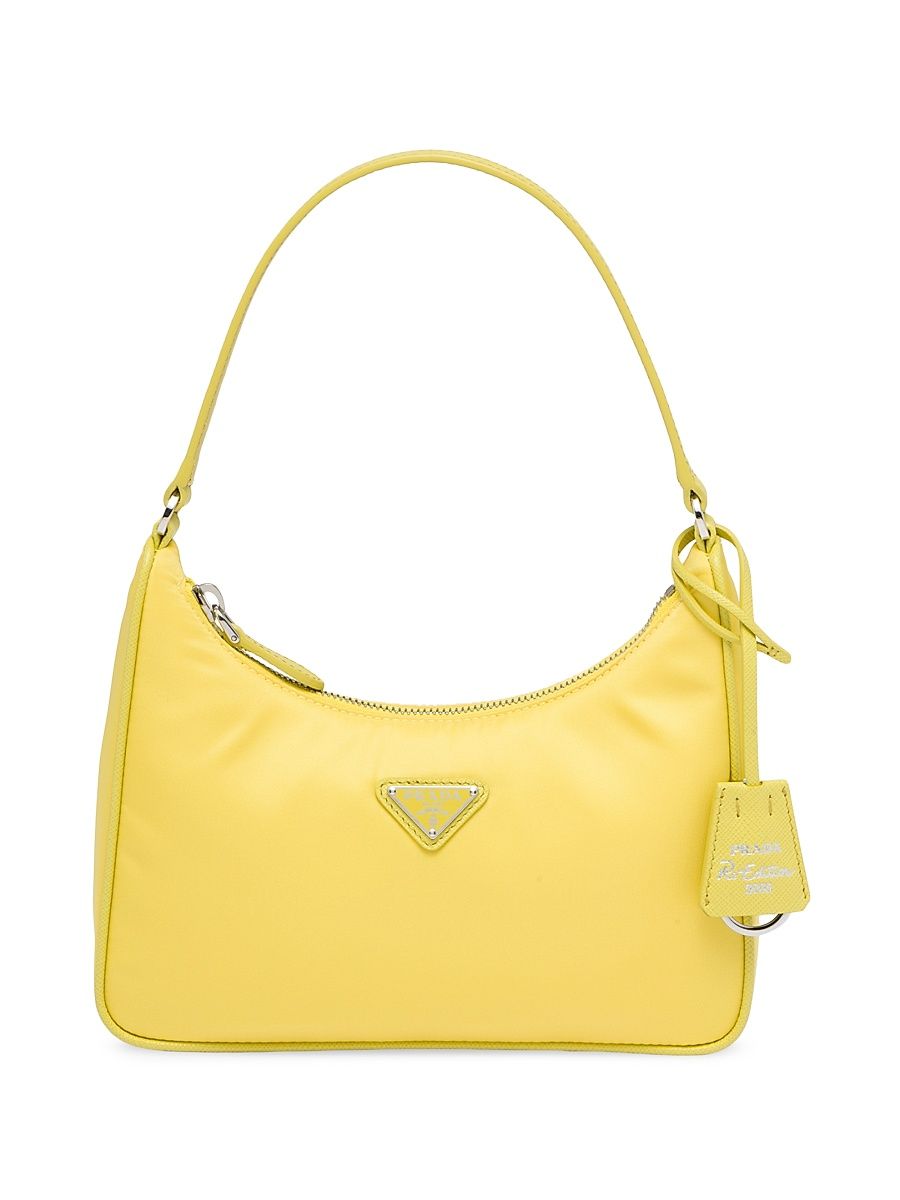 Women's Re-Edition 2005 Re-Nylon Mini Shoulder Bag - Yellow