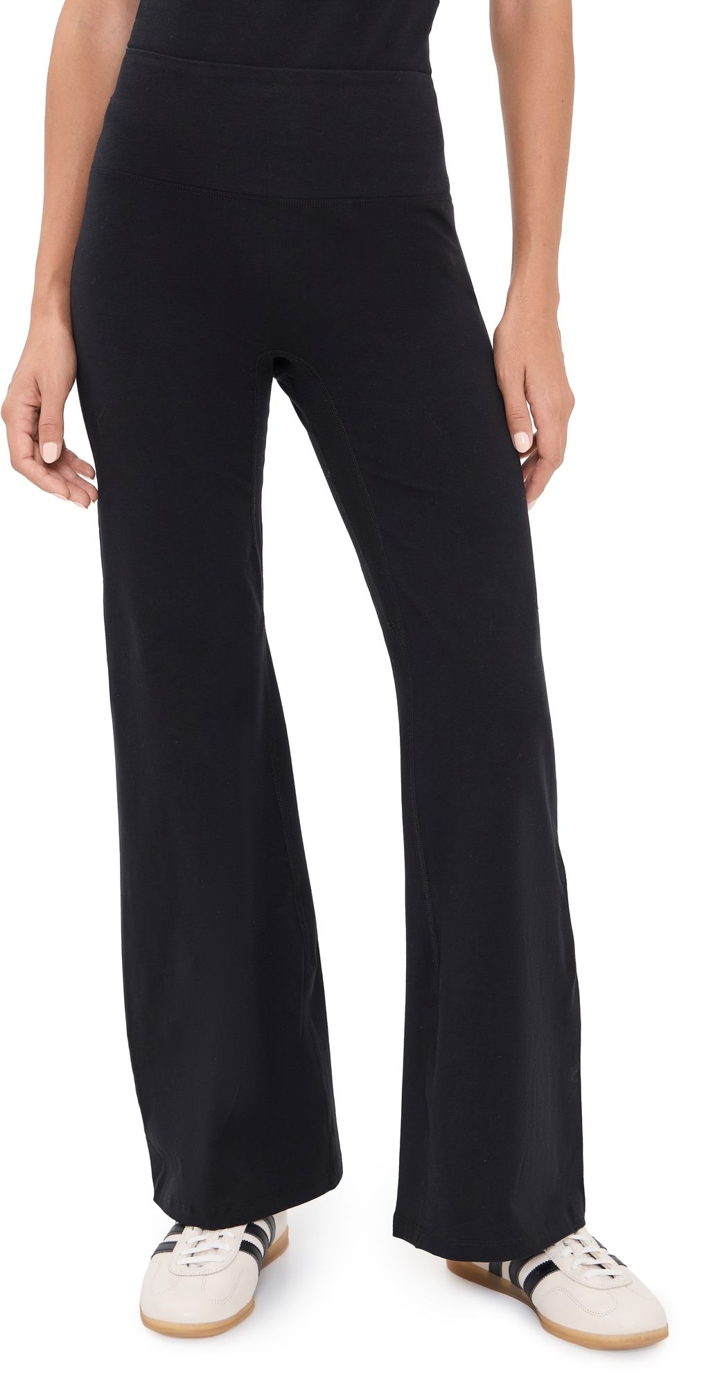 Year of Ours Cotton Wide Leg Pants Black L