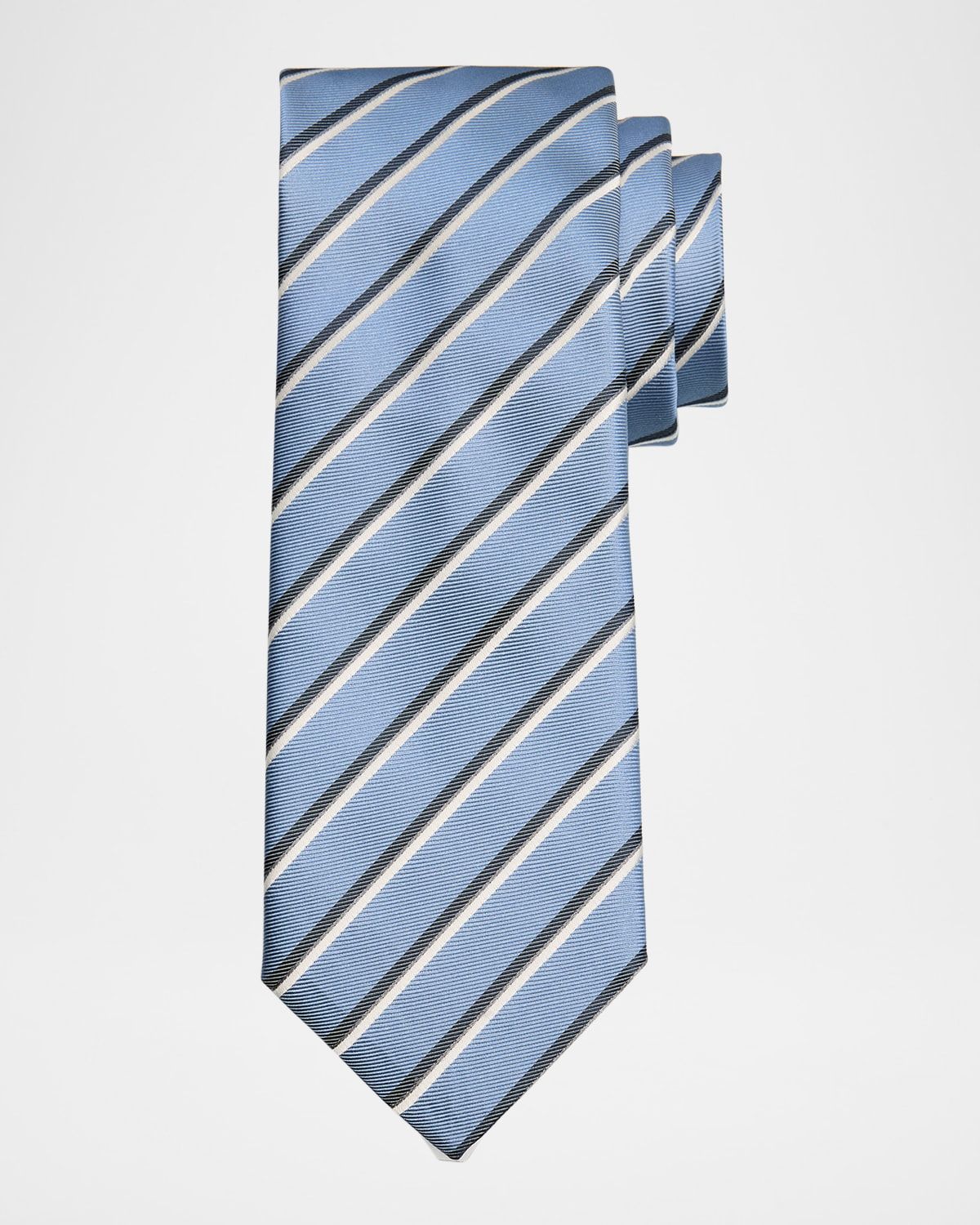 Men & apos;s Diagonal Striped Tie