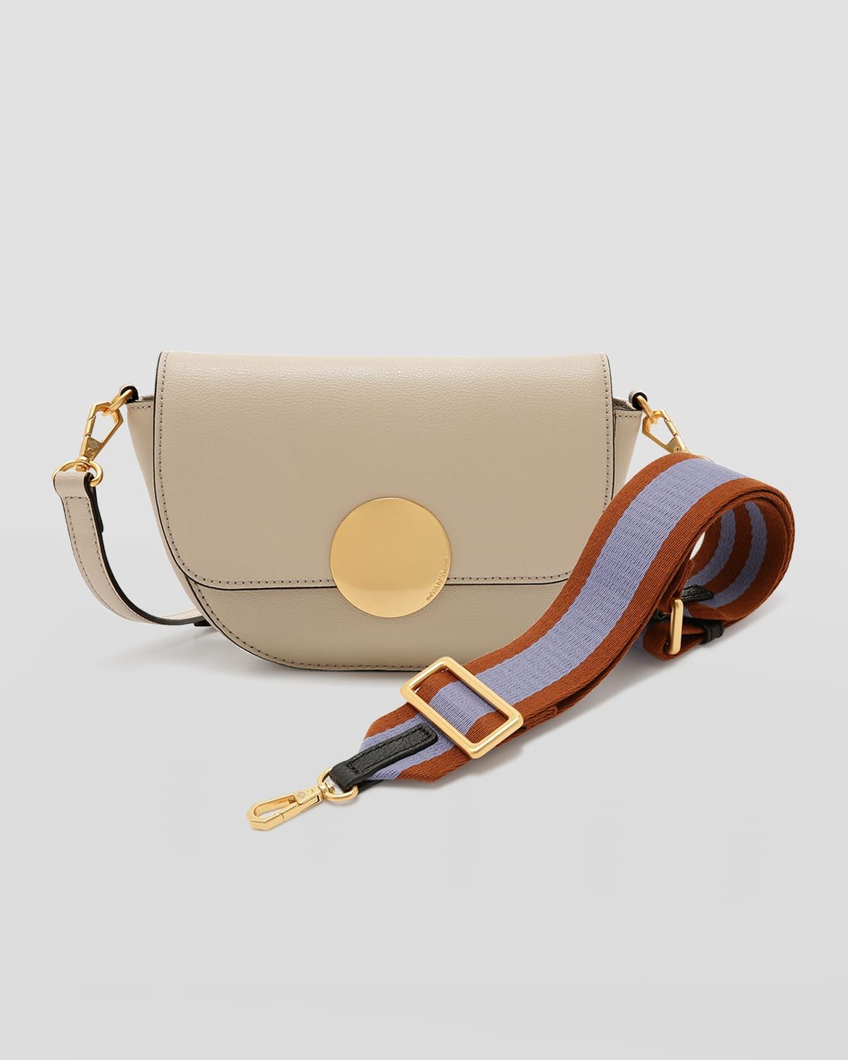 Lottie Saddle Leather Crossbody Bag