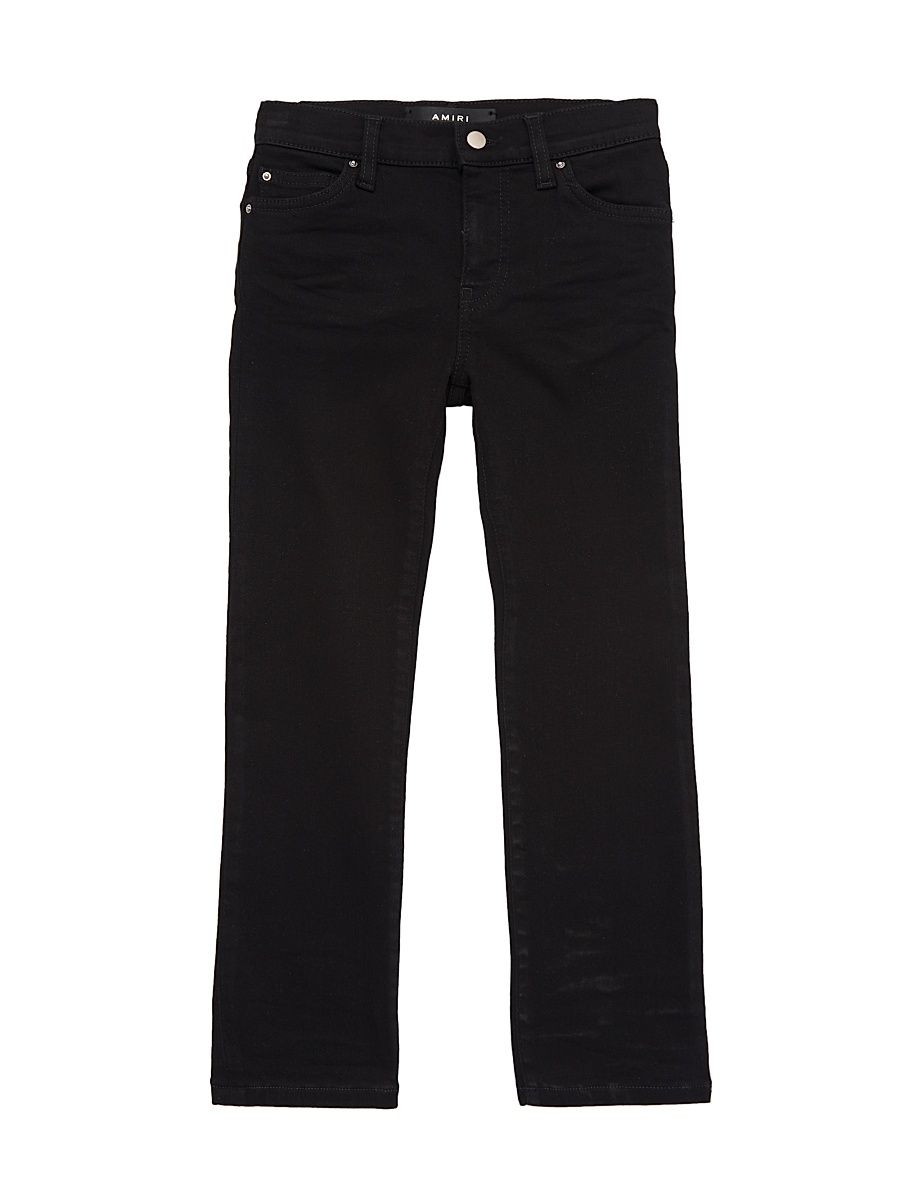 Liitle Boy's & Boy's Stack Skinny Jeans - Black - Size 4