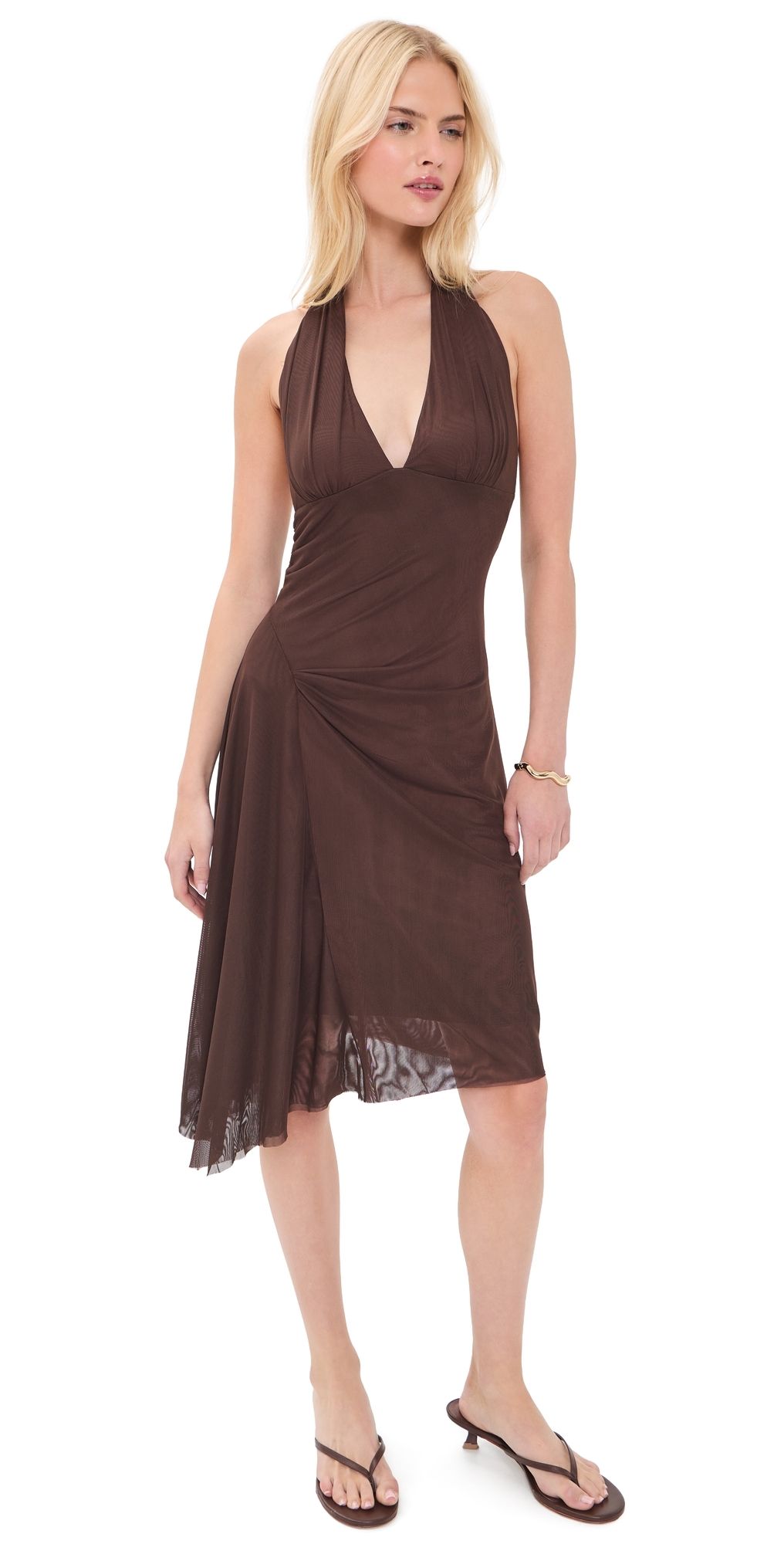 NIA Chiara Dress Chocolate XS