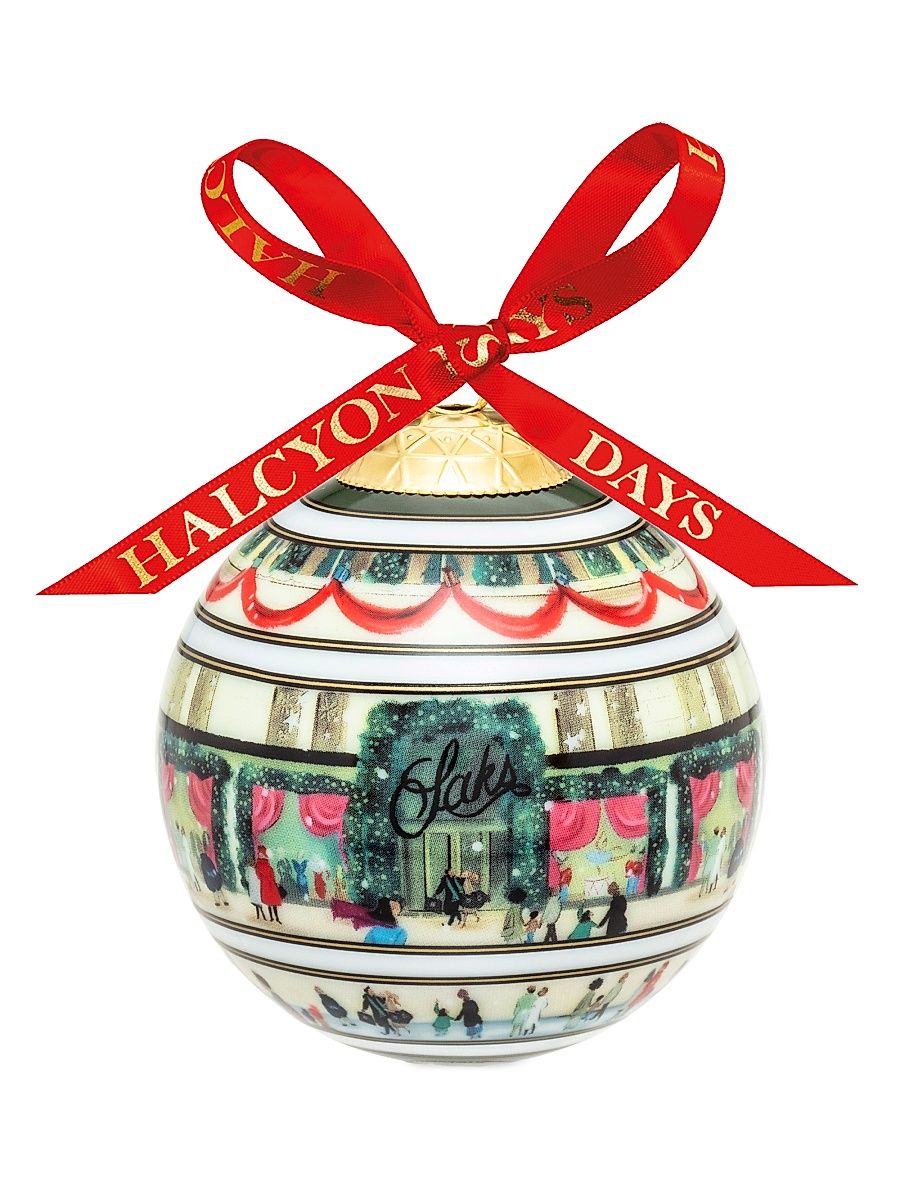 Saks Fifth Avenue Holiday Shopping Ornament
