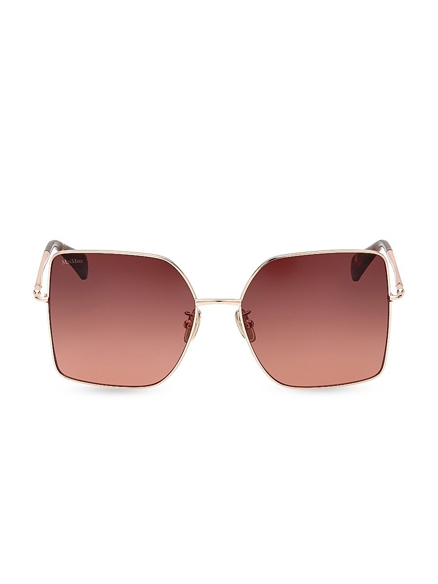 Women's 59MM Square Sunglasses - Brown