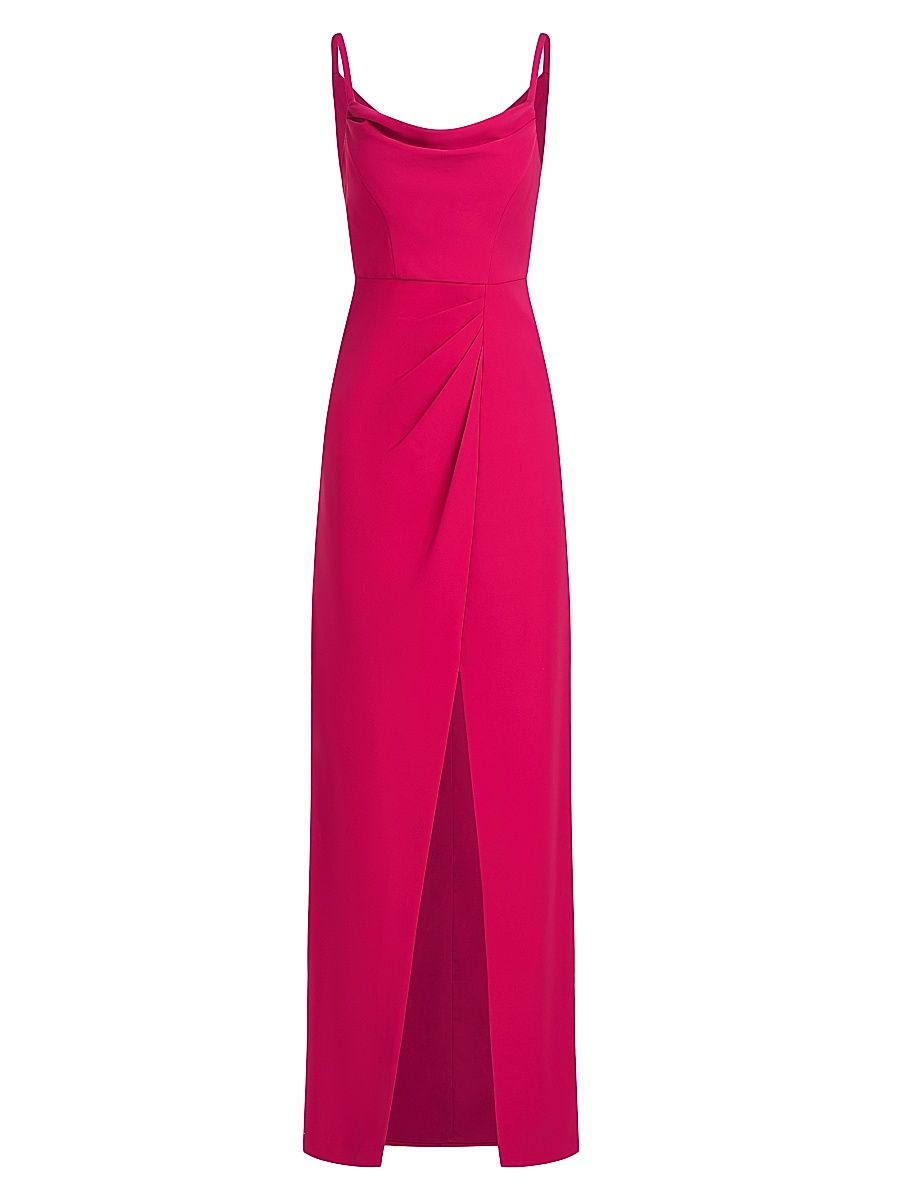 Women's Evelina Column Gown - Bright Rose - Size 12