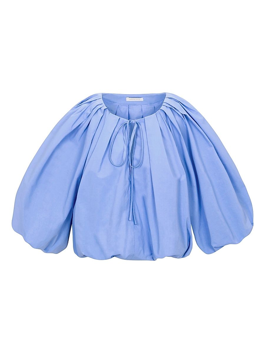 Women's Yara Cotton Bubble Top - Bluebell - Size XL