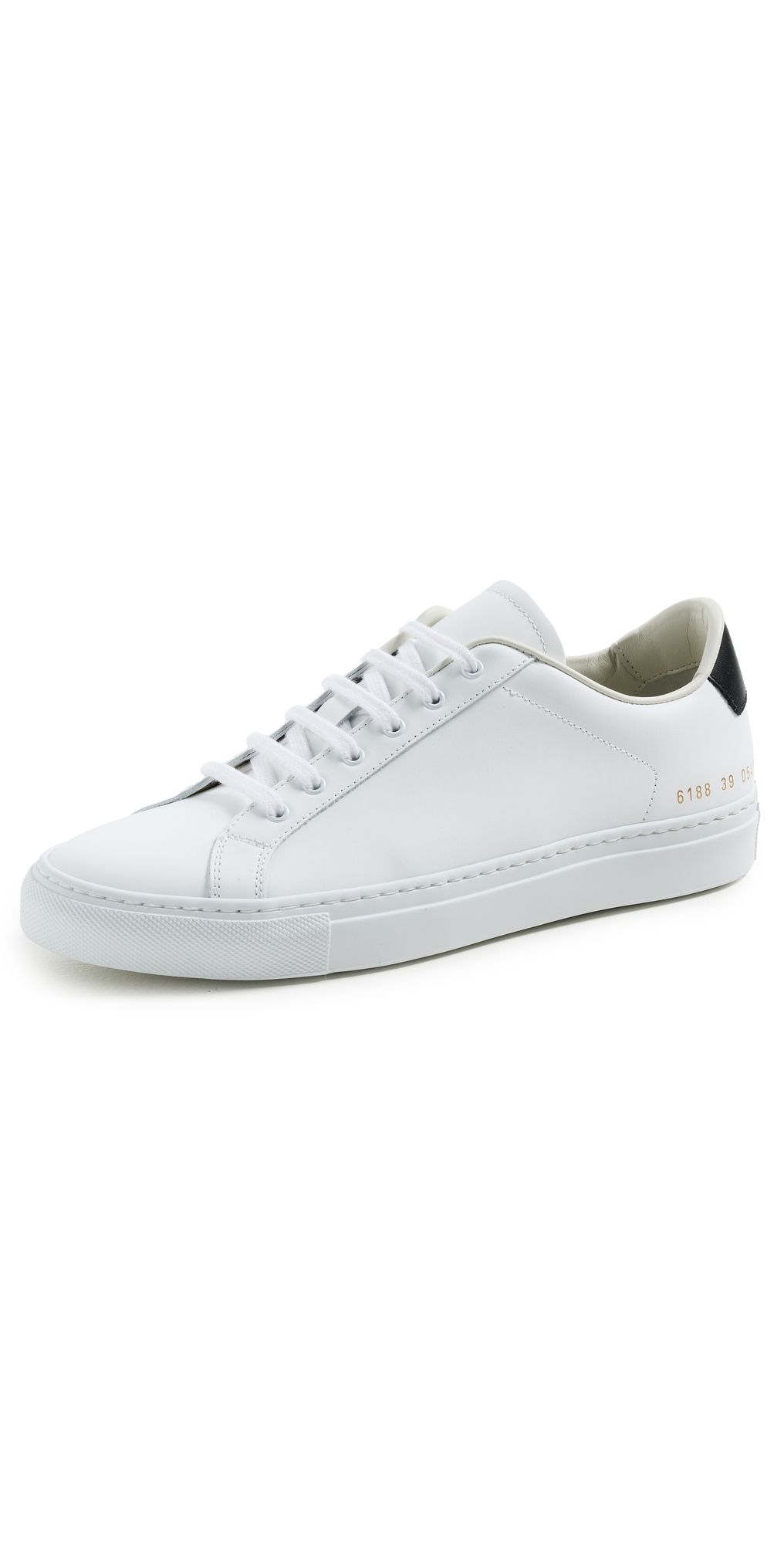 Common Projects Retro Classic Sneakers White/Black 36