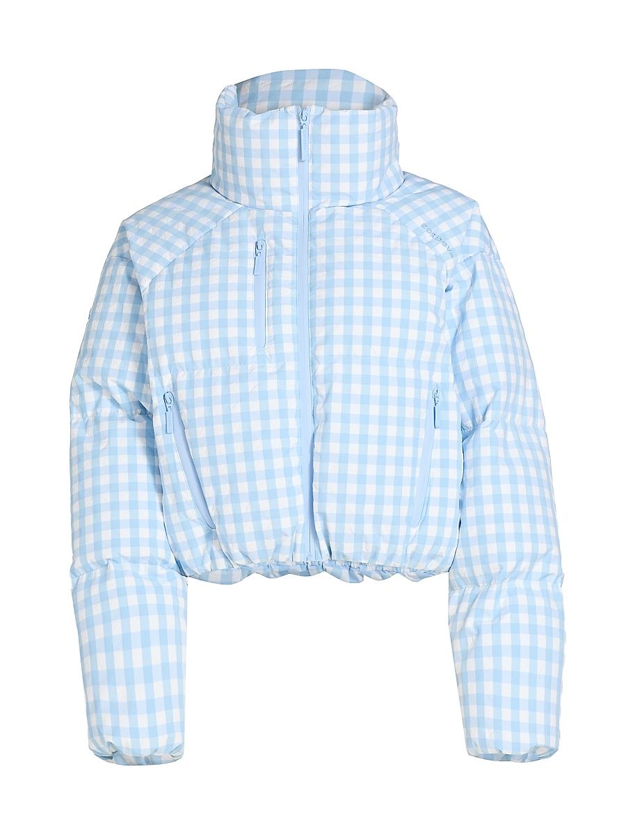 Women's Cortina Gingham Ski Jacket - Peony Gingham - Size Large
