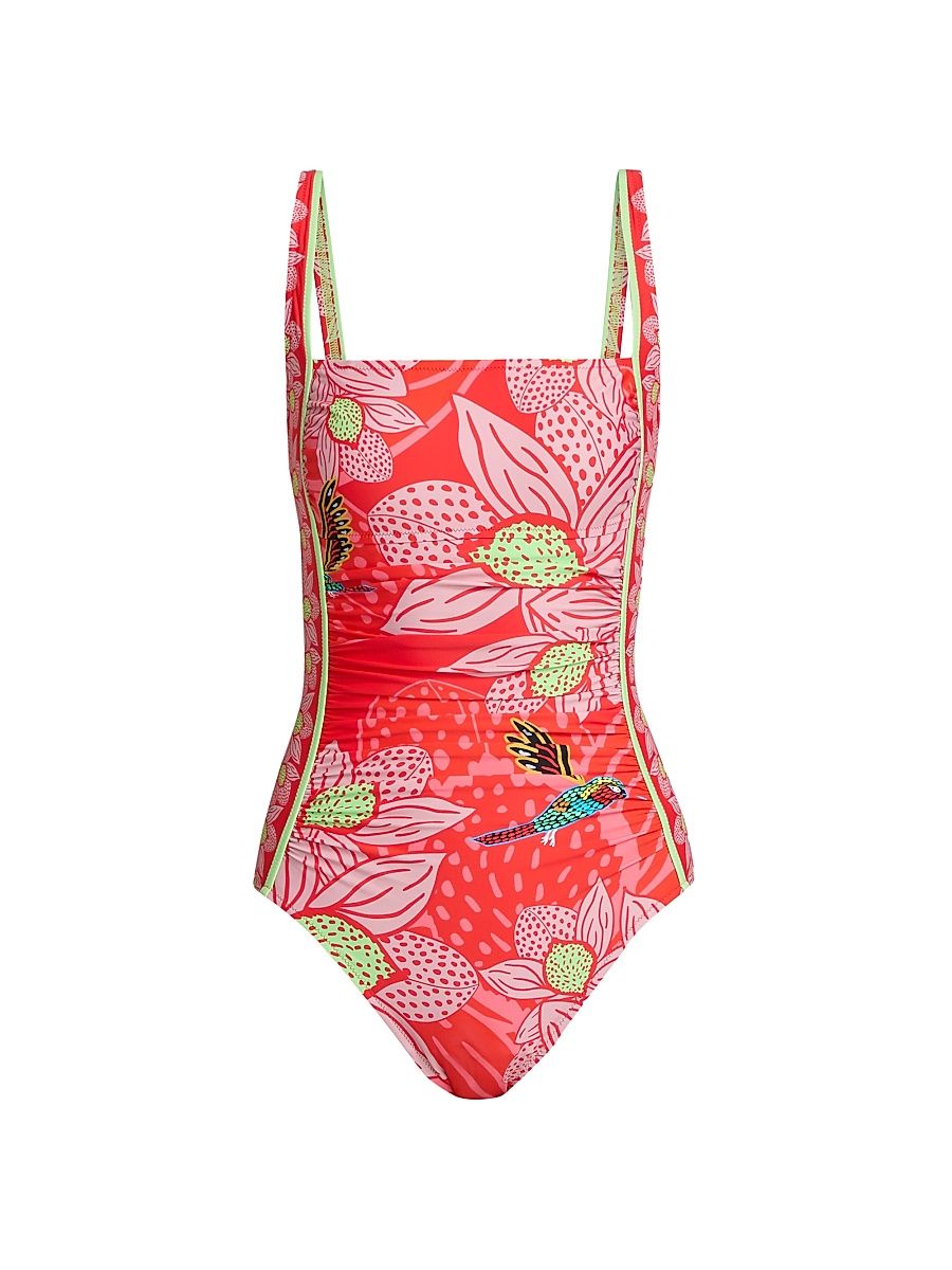 Women's Johnny Was x Ashley Percival Marilyn One-Piece Swimsuit - Zerua - Size XL