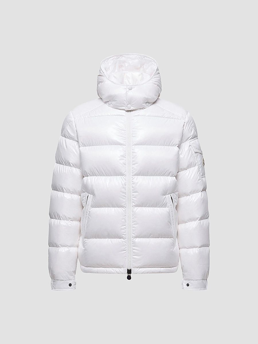 Moncler Men's Maya Puffer Jacket - White - Size XXXL