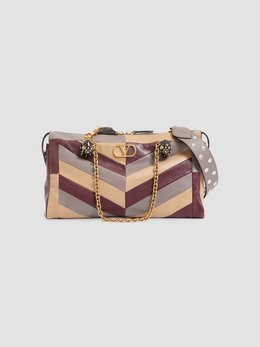 Valentino Women's Panthea Medium Shoulder Bag in Nappa - Multicolor