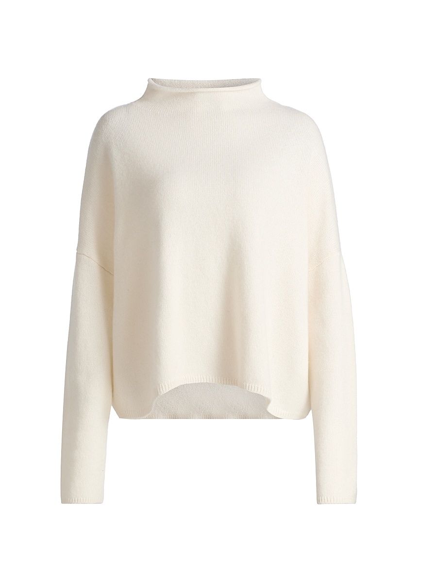 Women's Sandy Cashmere Sweater - Cream - Size Medium
