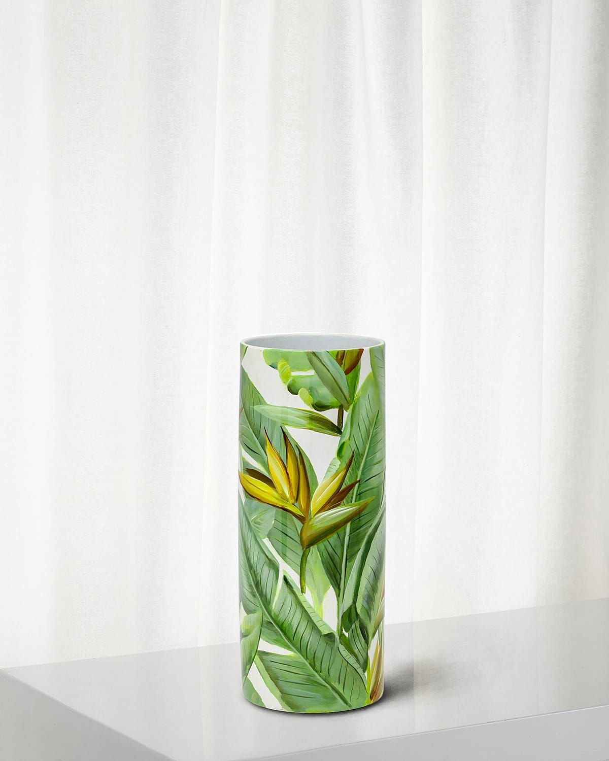 Bird of Paradise Short Vase