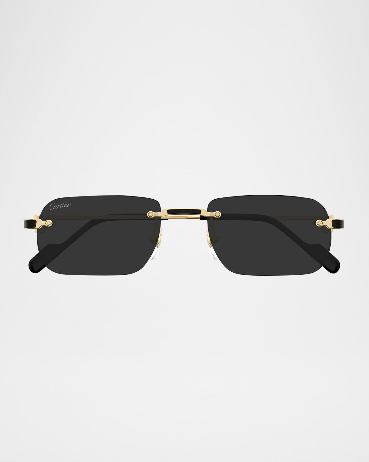 Men & apos;s Nylon and Metal Oval Sunglasses