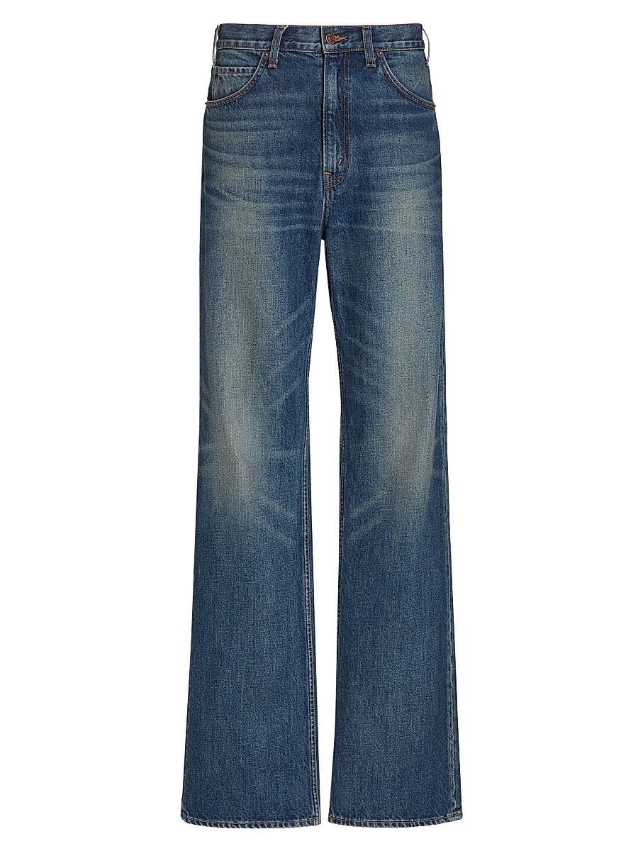 Women's Mitchell High-Rise Straight-Leg Jeans - Simon Wash - Size 30