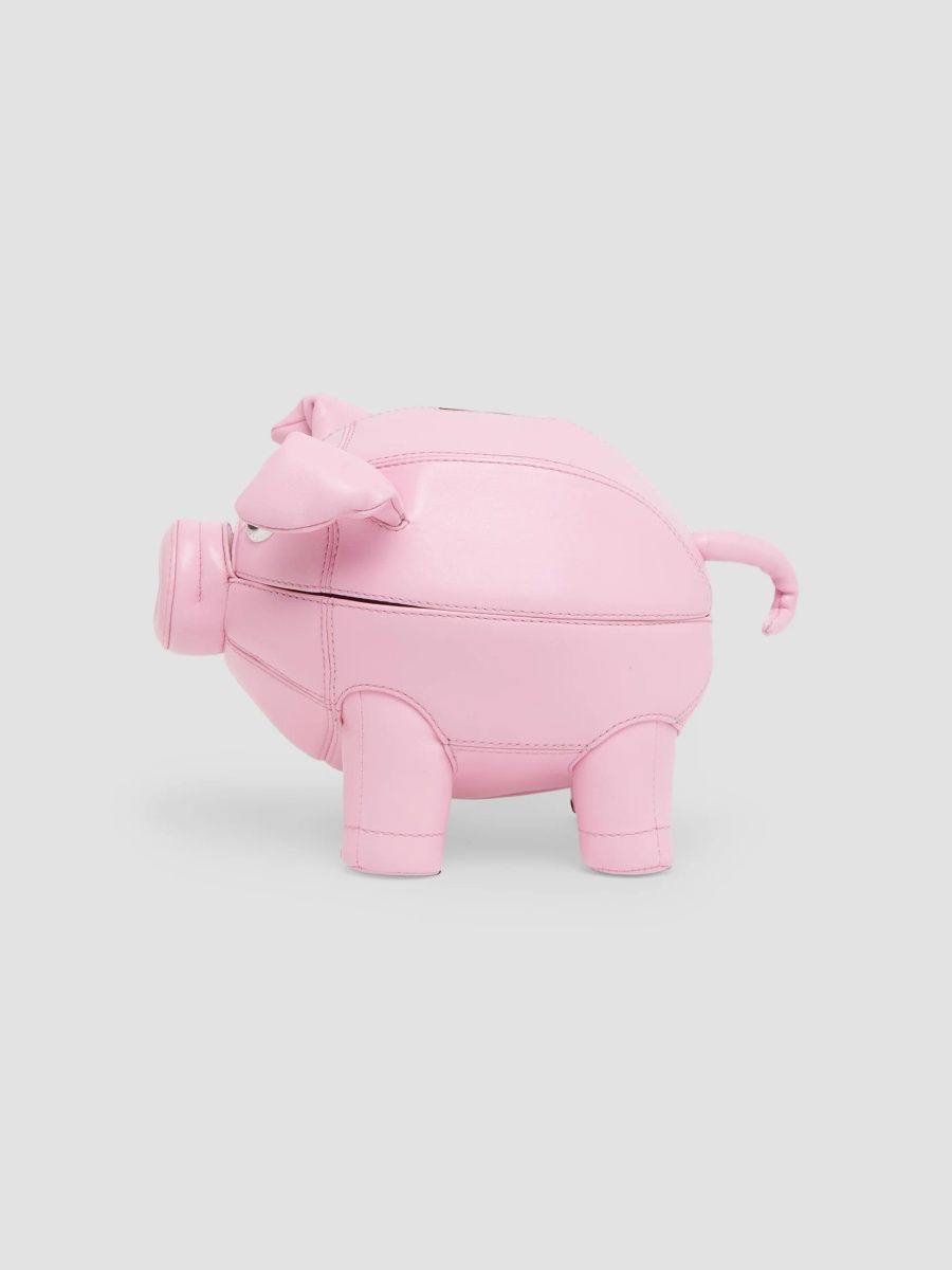 Moschino Women's Pig Collector Clutch - Pink