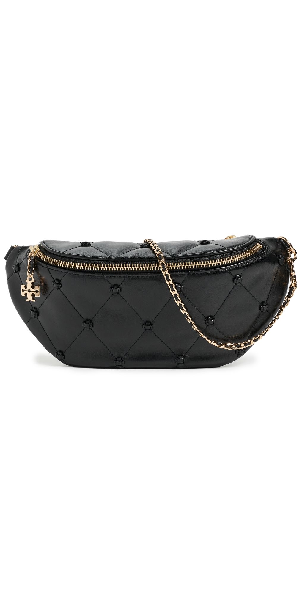 Tory Burch Bunny Knot Belt Bag Black One Size