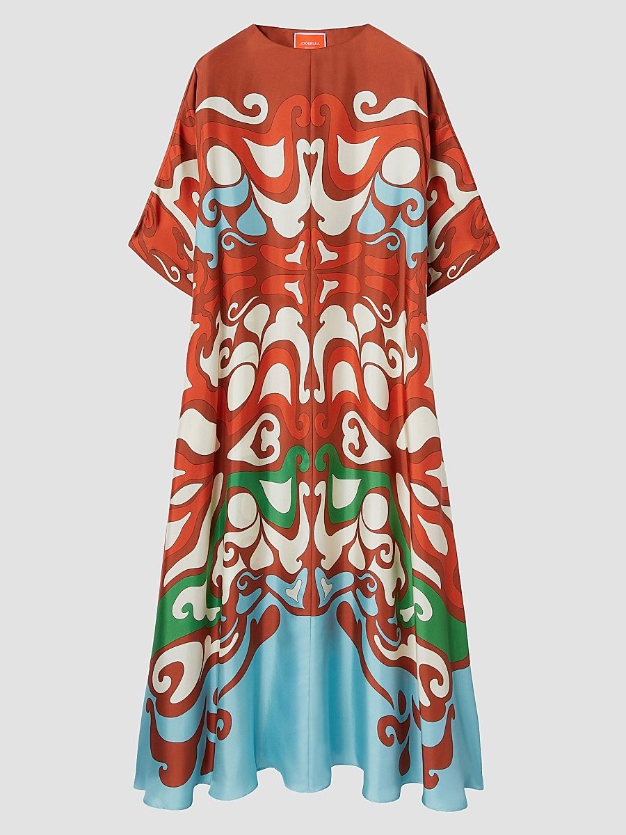 Women's Muumuu Dress - Phoenix Place Light Blue - Size XS