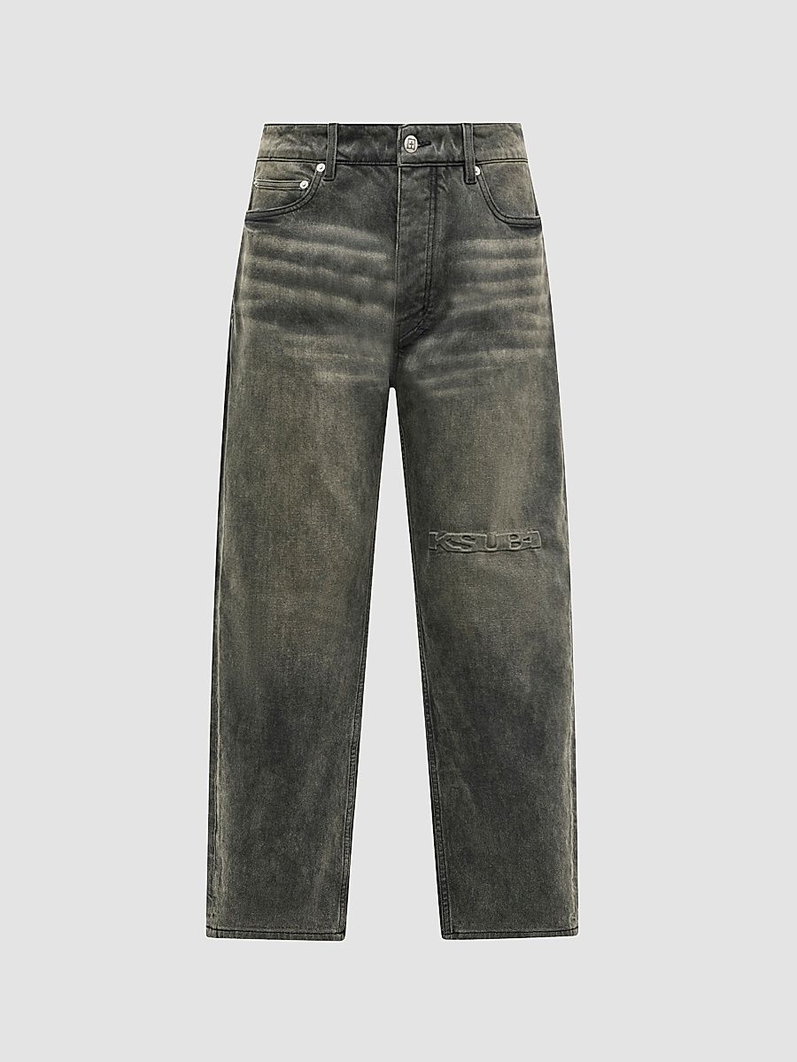 Men's Hazlow Graphite Intruder Straight-Leg Jeans - Charcoal - Size 32