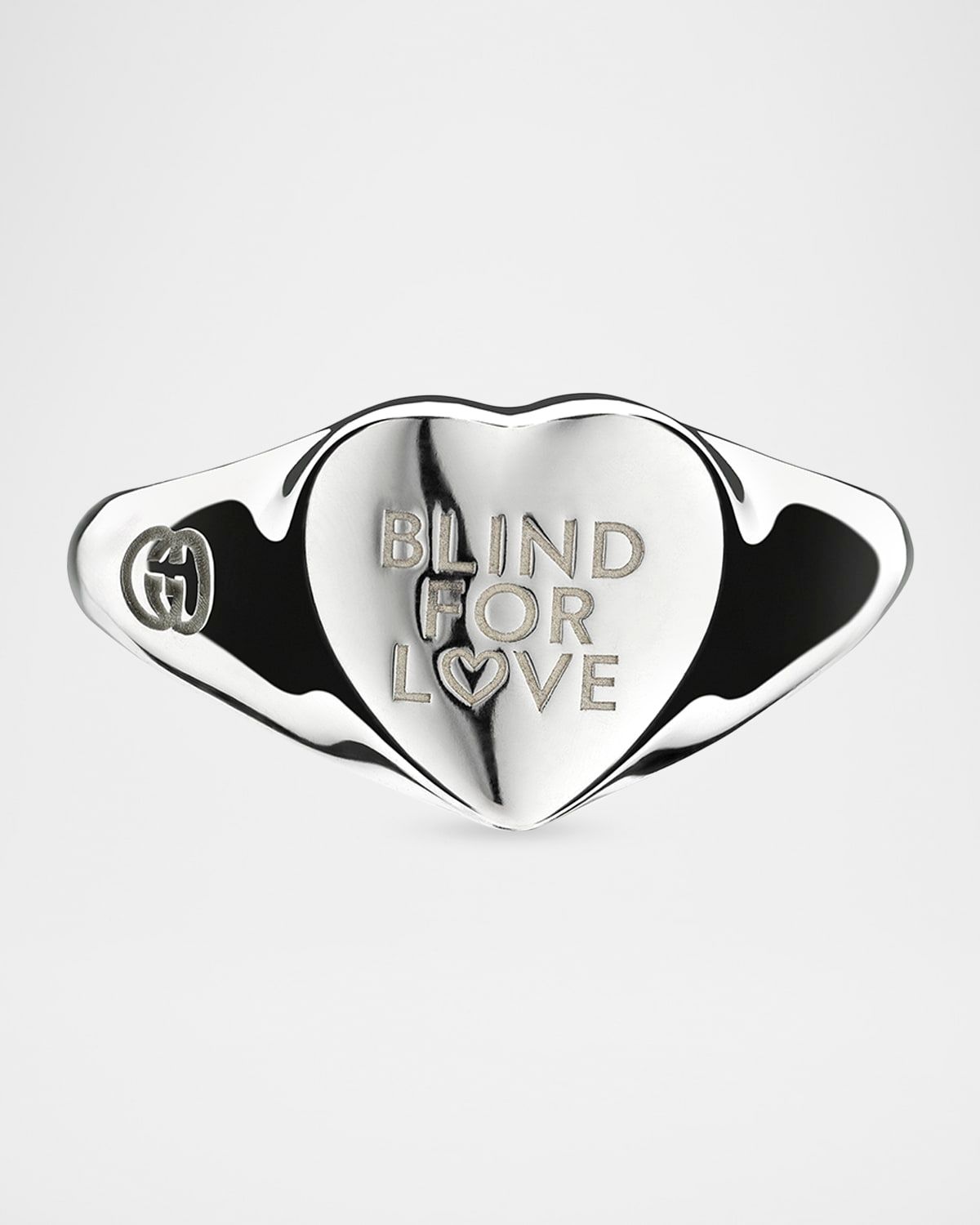 Blind For Love Heart Ring