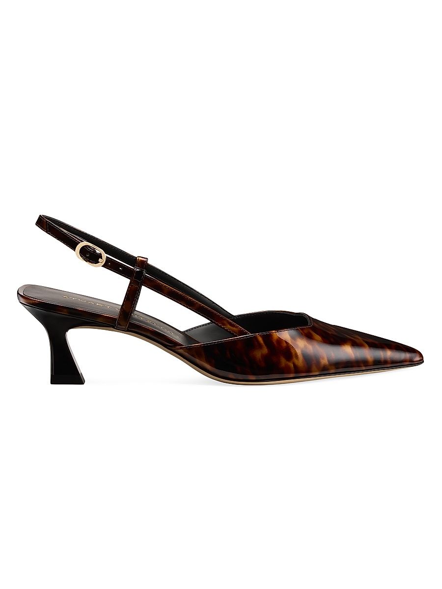 Women's Vinnie 50MM Leather Slingback Pumps - Classic - Size 9.5