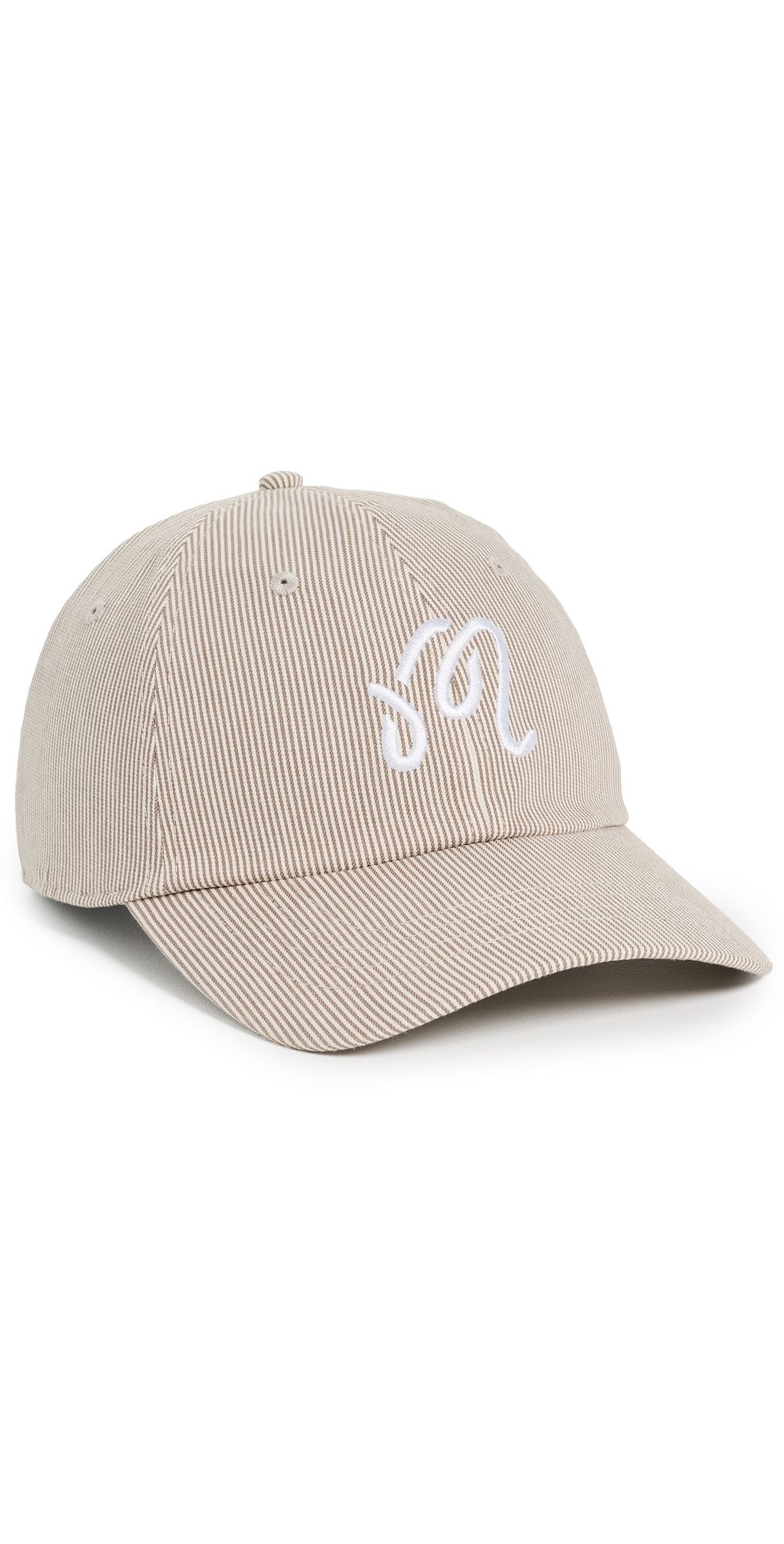 Malbon Hickory Dad Hat Hickory Brown Stripe One Size
