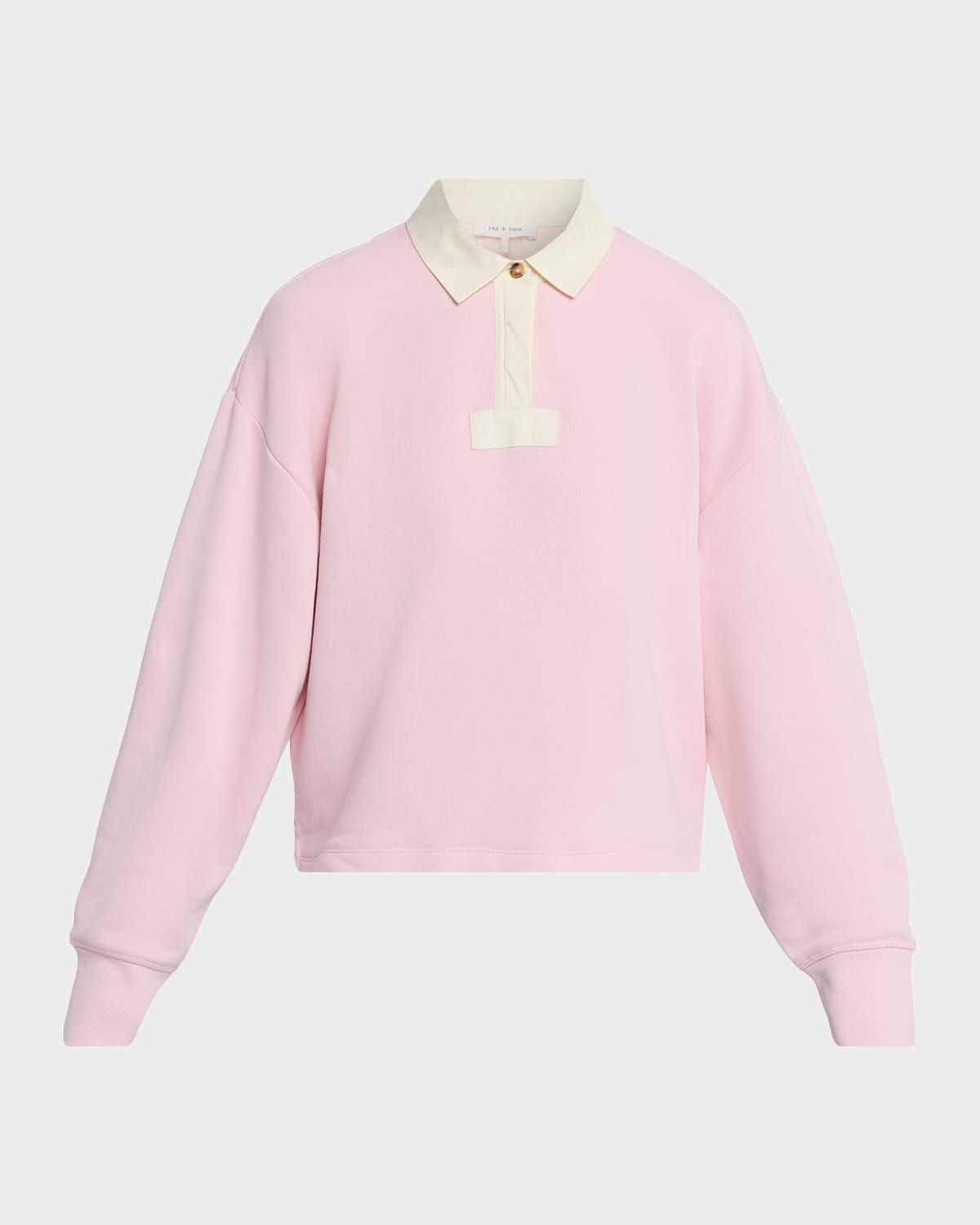 Vintage Terry Oversized Polo Sweatshirt