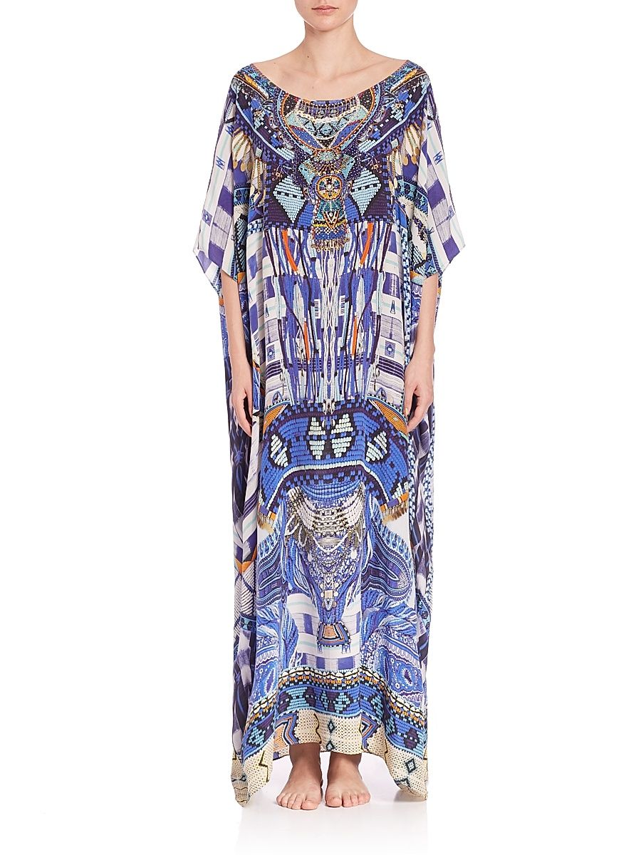 Camilla Women's Echos of Engai Silk Caftan - Engai