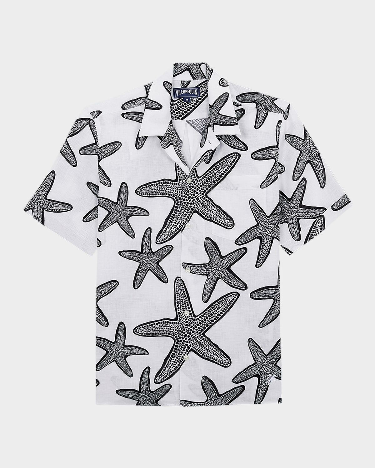 Men & apos;s Starfish-Print Camp Shirt