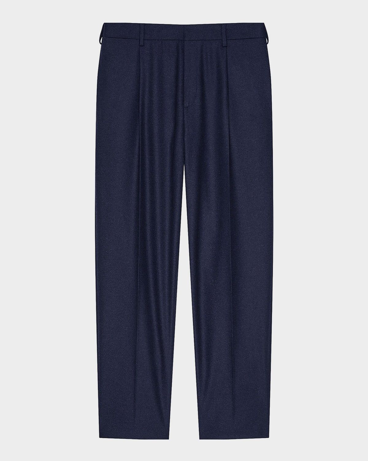 Men & apos;s Relaxed Wool-Blend Trousers