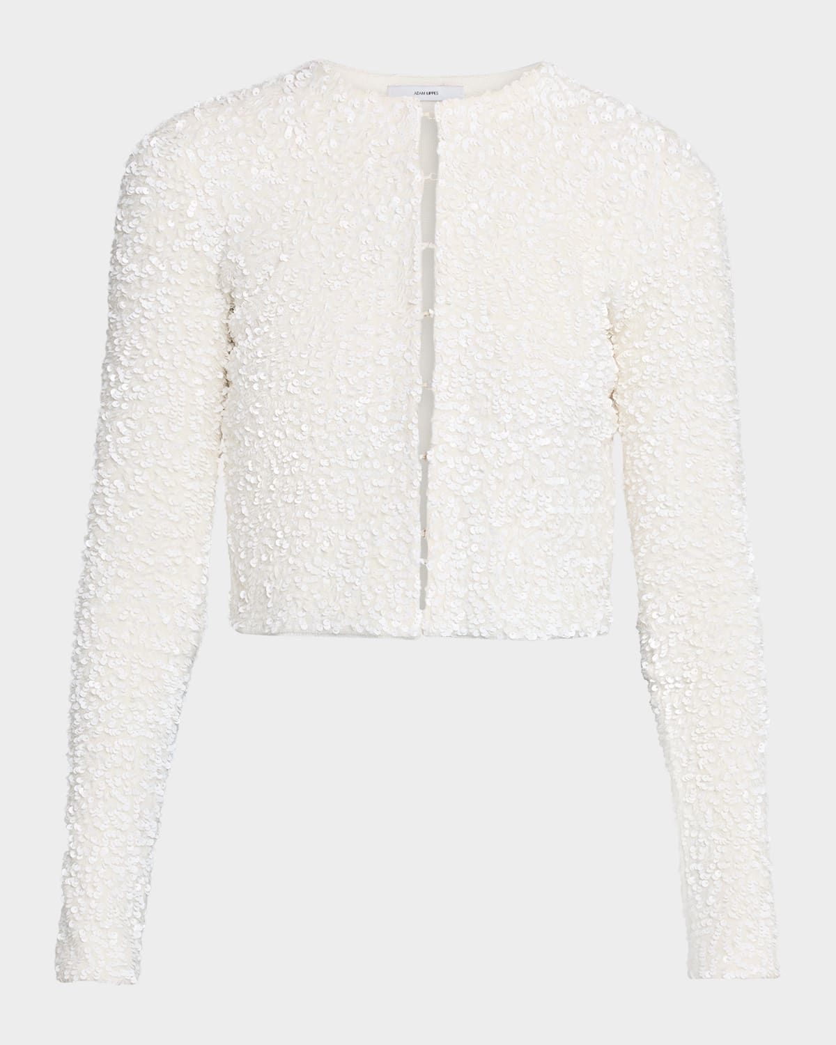 Raya Sequin Cropped Cardigan
