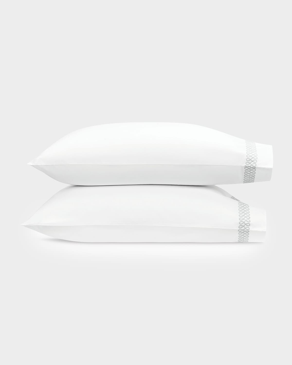 Astor Braid Pillowcases, Pair, Standard