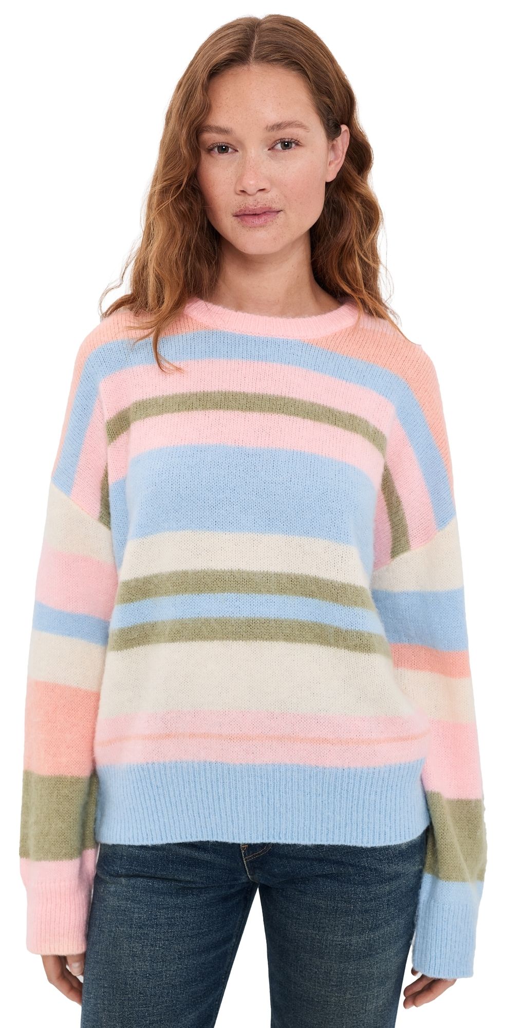 GUIZIO Hawley Sweater Peach Multi XXL