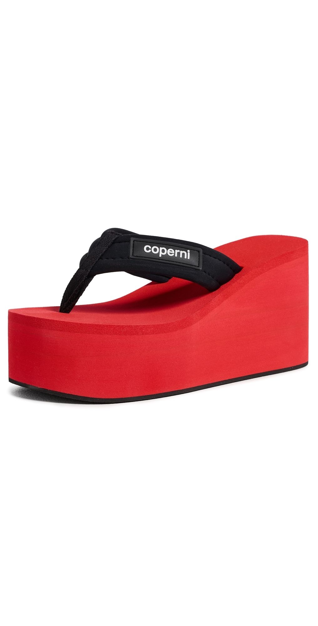 Coperni Wedge Sandals Black/Red 39