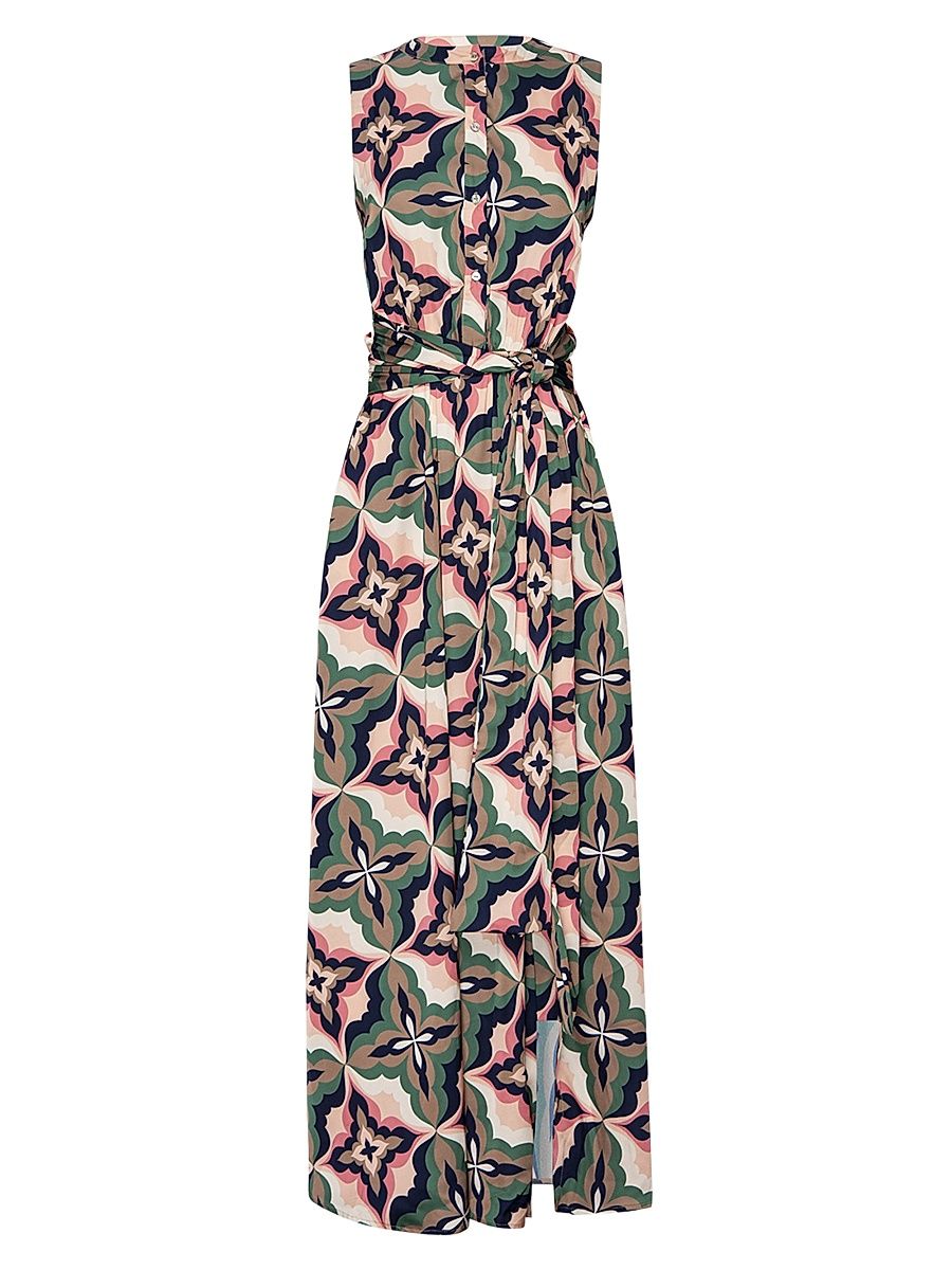 Women's Anabella Mosaic Tile Maxi Dress - Size XL