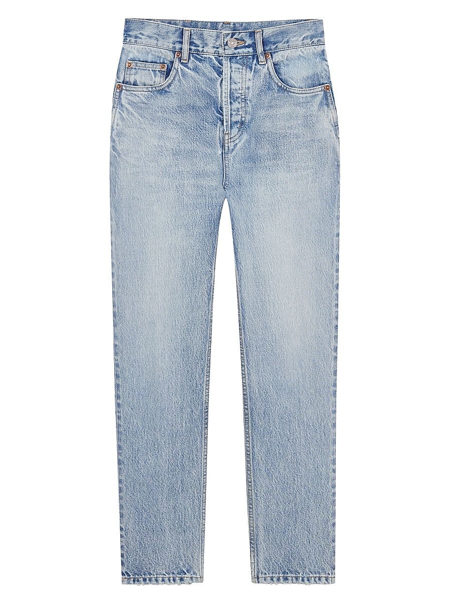 Women's 90's High-Rise Cropped Slim Jeans - South Blue - Size 31