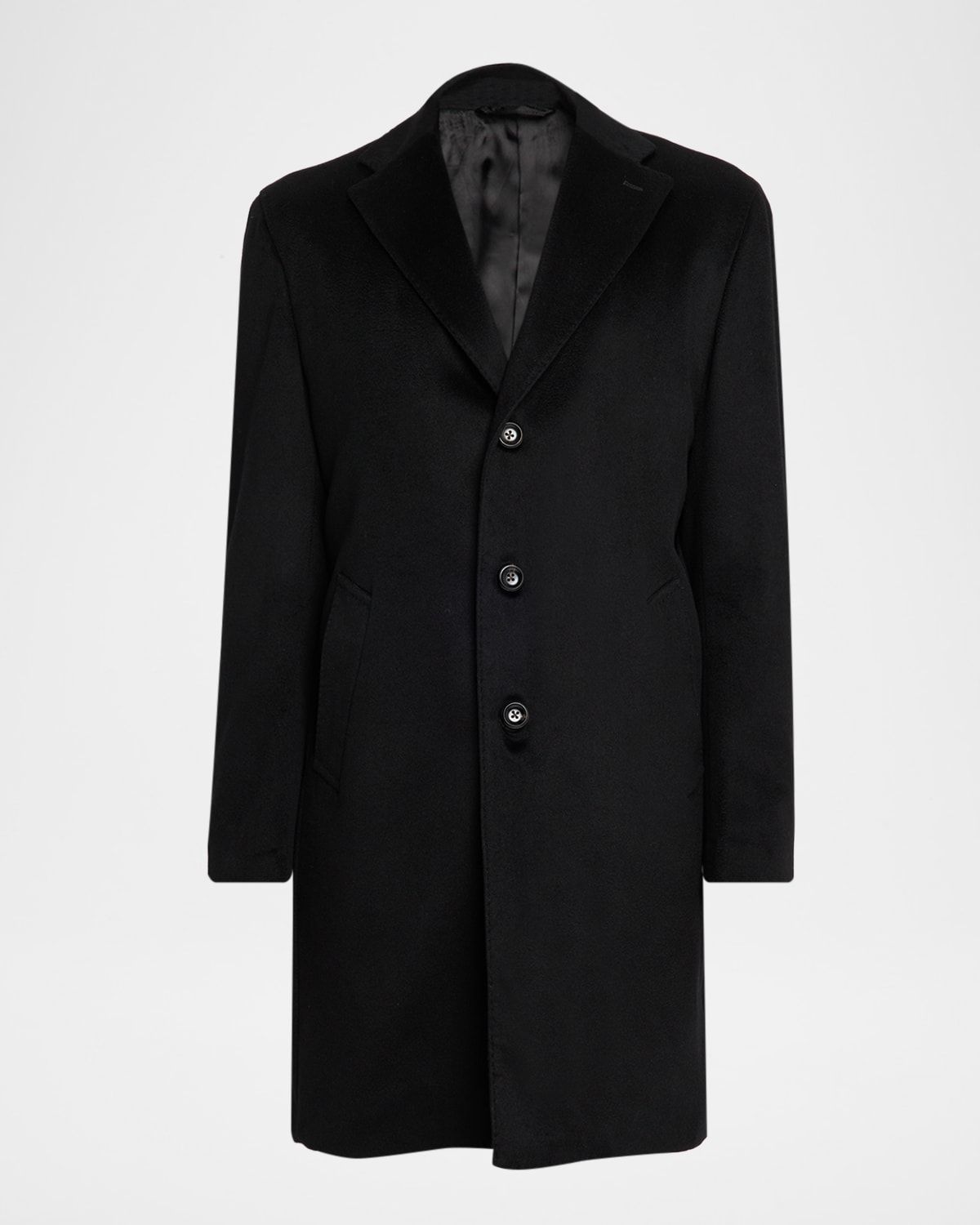 Men & apos;s Cashmere Single-Breasted Overcoat