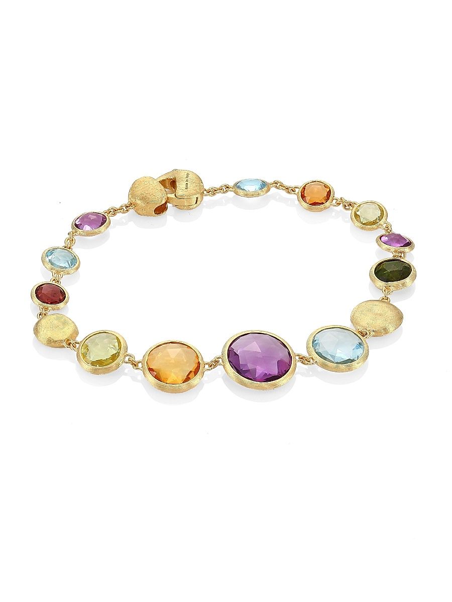 Women's Jaipur Semi-Precious Multi-Stone & 18K Yellow Gold Bracelet